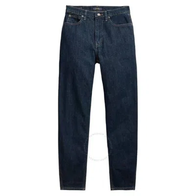 Polo Ralph Lauren Logo-patch Cotton Denim Jeans In Blue