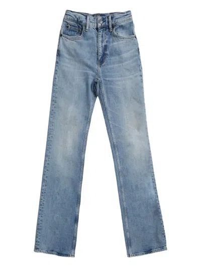 POLO RALPH LAUREN LOGO-PATCH JEANS