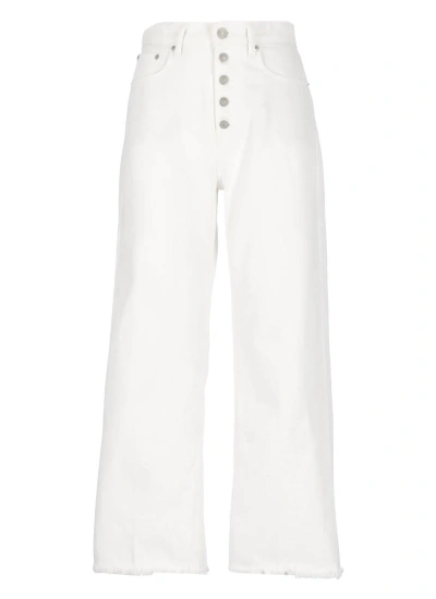 Polo Ralph Lauren Logo-patch Jeans In White