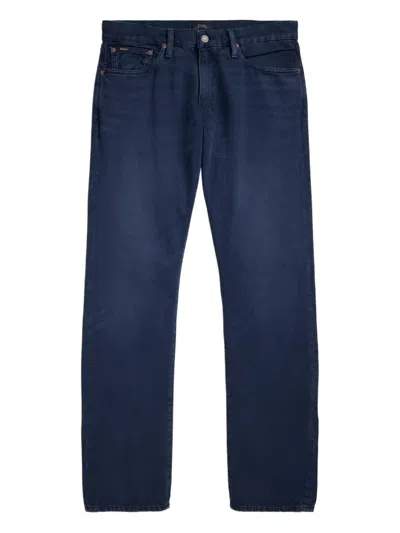 Polo Ralph Lauren Logo-patch Jeans In Blue