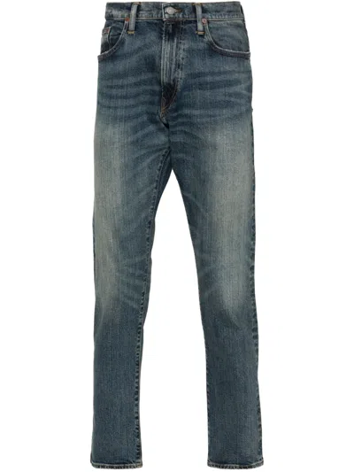 Polo Ralph Lauren Logo-patch Jeans In Blue