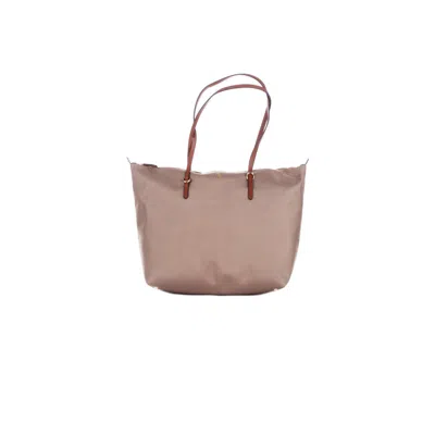 Polo Ralph Lauren Logo Patch Large Top Handle Bag In Clay