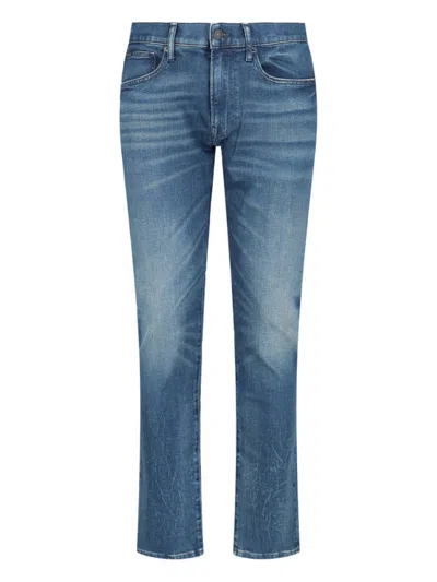 Polo Ralph Lauren Low-rise Slim-fit Jeans In Blue