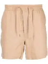 Polo Ralph Lauren Logo-patch Thigh-length Shorts In Nude