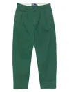 Polo Ralph Lauren Logo-patch Trousers In Grün