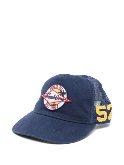 POLO RALPH LAUREN LOGO-PATCH TWILL TRUCKER CAP