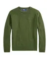 Polo Ralph Lauren Waffle-knit Wool-alpaca Sweater In Green
