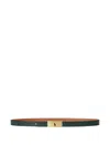 Polo Ralph Lauren Logo-plaque Belt In Green