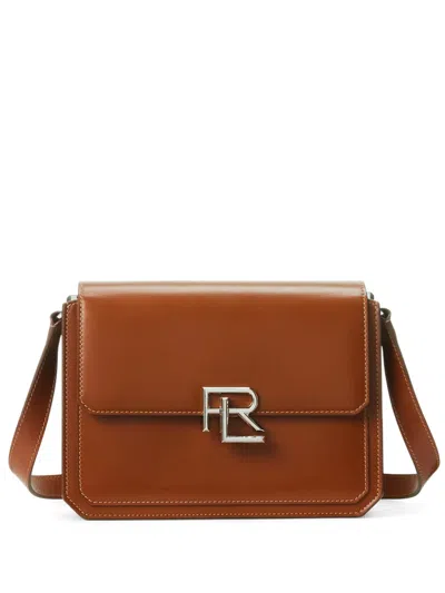 Polo Ralph Lauren Rl 888 Flap Leather Crossbody Bag In Rl Gold