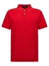 Polo Ralph Lauren Logo Embroidery Polo Shirt In Rl2000 Red