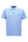 Polo Ralph Lauren Logo Polo Shirt In Blue