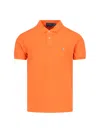 Polo Ralph Lauren T-shirt Collared Short Sleeves In Orange