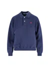 Polo Ralph Lauren Logo Polo Shirt In Blue