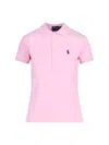 Polo Ralph Lauren 'julie' Pink Polo Shirt With Classic Collar And Pony Embroidery On The Front In Pink