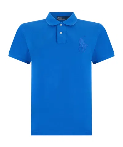 Polo Ralph Lauren Short-sleeved Polo Shirt In Blue