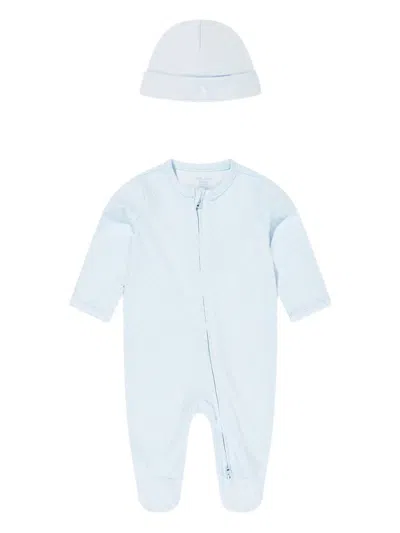 Polo Ralph Lauren Logo-print Babybrow Set In Brown