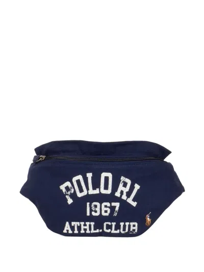 Polo Ralph Lauren Logo-print Belt Bag In Blue