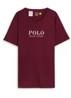 Polo Ralph Lauren Logo-print Cotton Pyjama T-shirt In Red