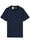 Polo Ralph Lauren Logo-print Cotton Pyjama T-shirt In Blue