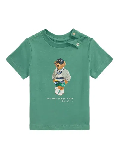 POLO RALPH LAUREN LOGO-PRINT COTTON T-SHIRT