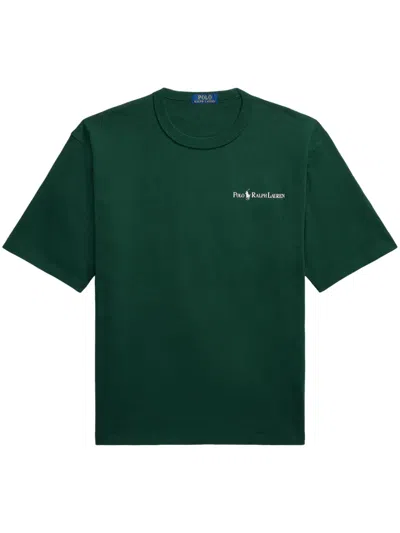 Polo Ralph Lauren Logo-print Cotton T-shirt In Green