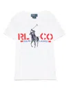 Polo Ralph Lauren Logo Print Cotton T-shirt In White