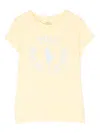Polo Ralph Lauren Logo-print Cotton T-shirt In Yellow