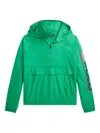 Polo Ralph Lauren Polo Sport Hooded Half-zip Jacket In Green