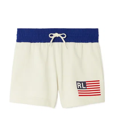 Polo Ralph Lauren Logo-print Shorts In White