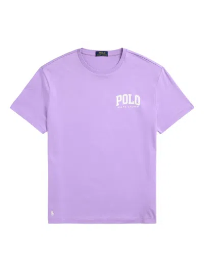 Polo Ralph Lauren Logo-print T-shirt In Purple