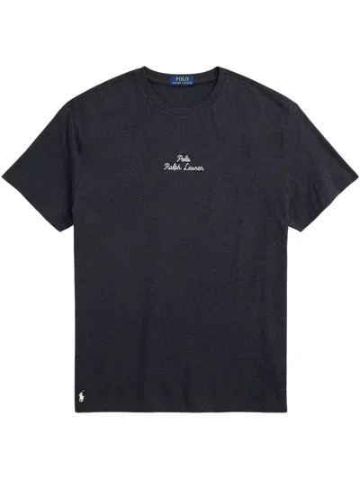 Polo Ralph Lauren Logo-print T-shirt In Black
