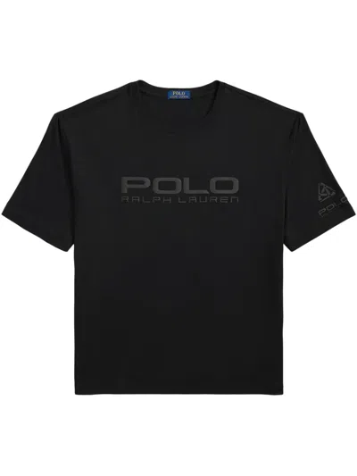 Polo Ralph Lauren Logo-print T-shirt In Black