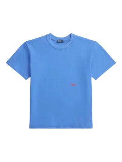 Polo Ralph Lauren Logo-print T-shirt In Blue