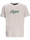 Polo Ralph Lauren Logo T-shirt In Grey