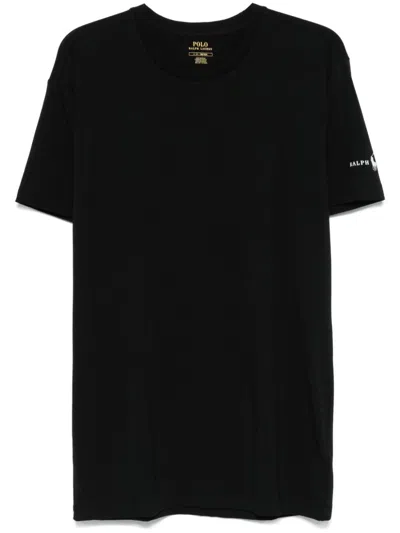 Polo Ralph Lauren Logo-print T-shirt (pack Of Three) In Black