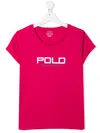 Polo Ralph Lauren Logo-print T-shirt In Pink