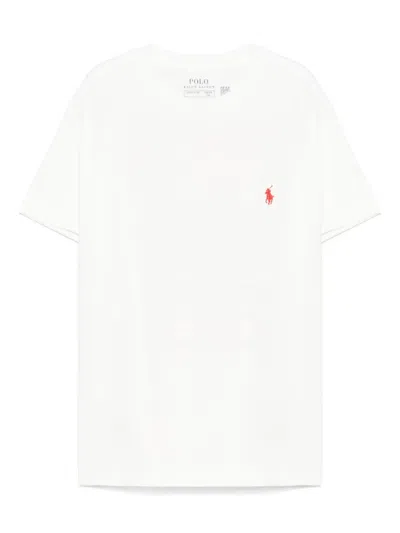 Polo Ralph Lauren Kids' Logo-print T-shirt In White