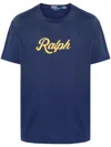 Polo Ralph Lauren Logo Printed Tshirt In Blue