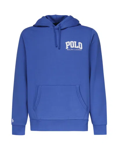 Polo Ralph Lauren Logo Sweatshirt In Blue