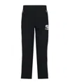 Polo Ralph Lauren Straight Trousers With Elastic Waistband And Side Stripe In Black