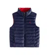 Polo Ralph Lauren Reversible Padded Gilet In Blue