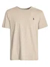 Polo Ralph Lauren Logo Round Neck T-shirt In Grey