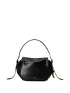 Polo Ralph Lauren Logo Satchel Bag In Black