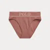 Polo Ralph Lauren Logo Seamless High-rise Brief In Pink