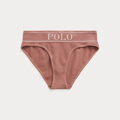 Polo Ralph Lauren Logo Seamless Modern Brief In Brown
