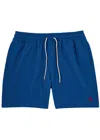Polo Ralph Lauren Stretch Fabric Swim Shorts In Blue
