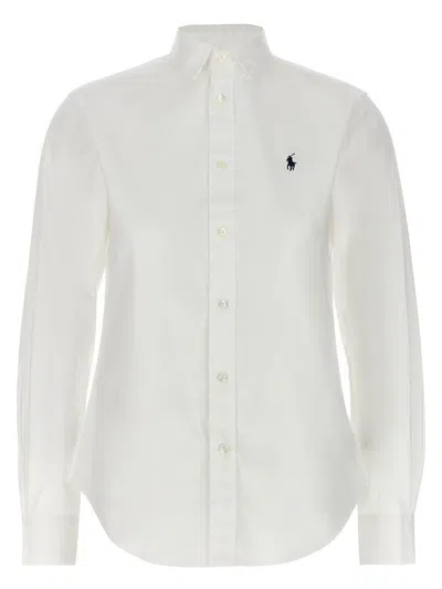 Polo Ralph Lauren Logo Shirt In White