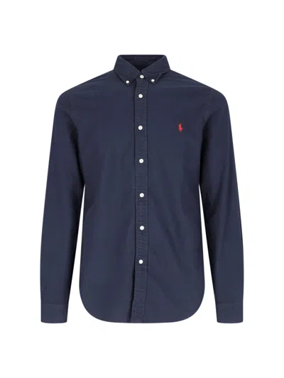 Polo Ralph Lauren Logo Shirt In Blue