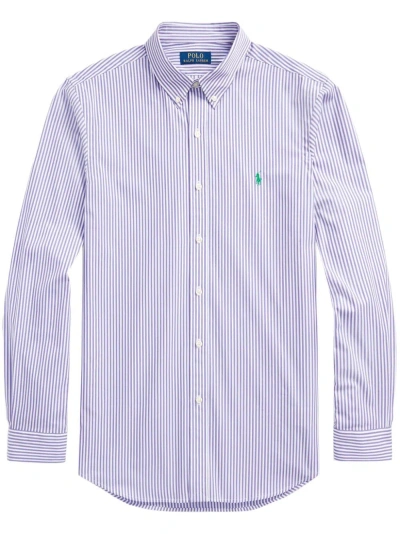 Polo Ralph Lauren Logo Shirt In Purple