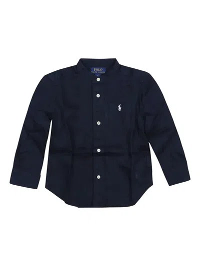 Polo Ralph Lauren Kids' Logo Shirt In Blue